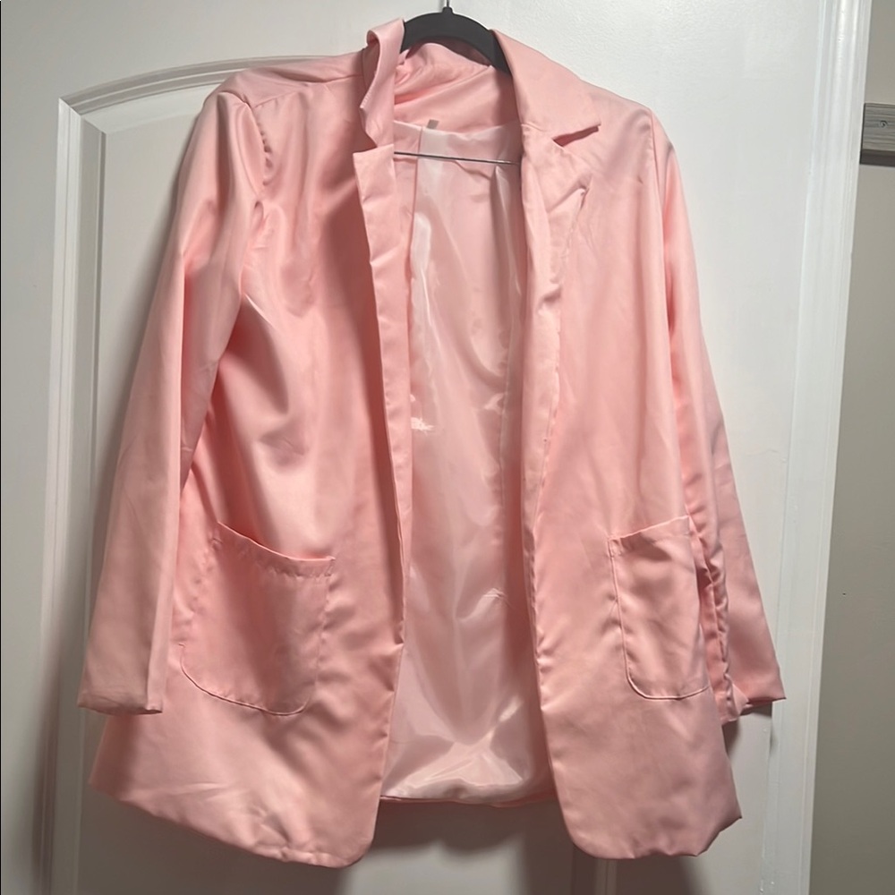 Elegant Pink Women's Blazer
